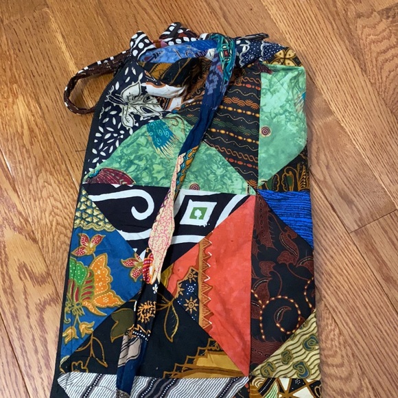 Handmade yoga mat bag - Picture 3 of 4